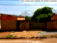 Terreno com benfeitoria e 450m², 2 cômodos, muro chapiscado