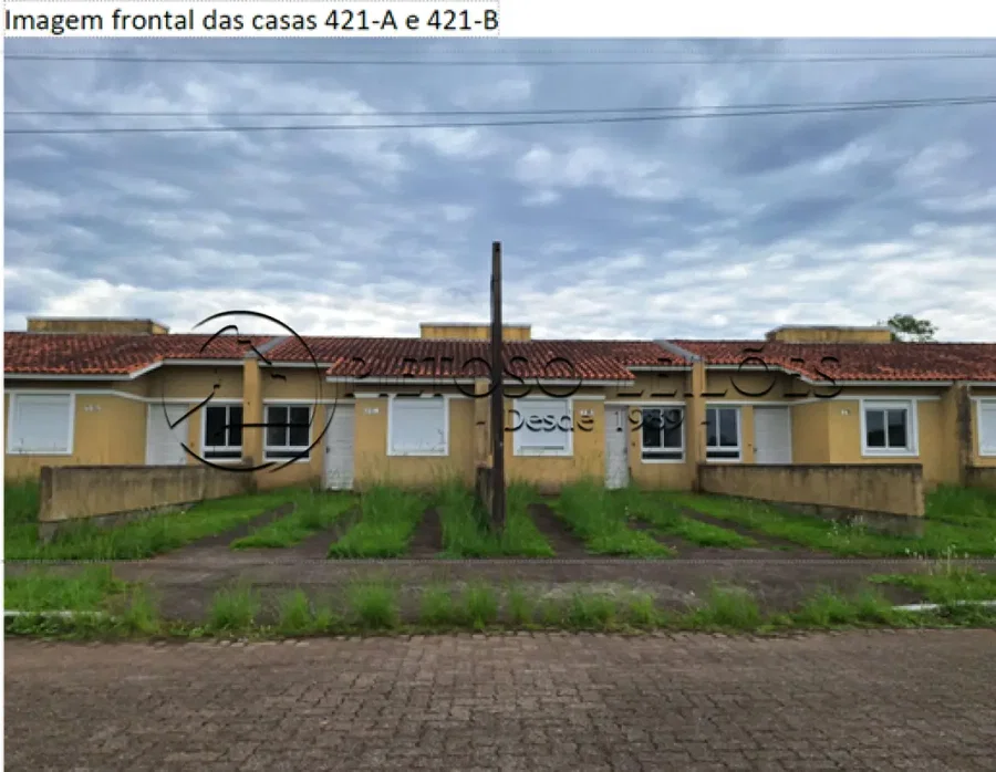 Casa de alvenaria com 43,48 m² e proposta parcelada