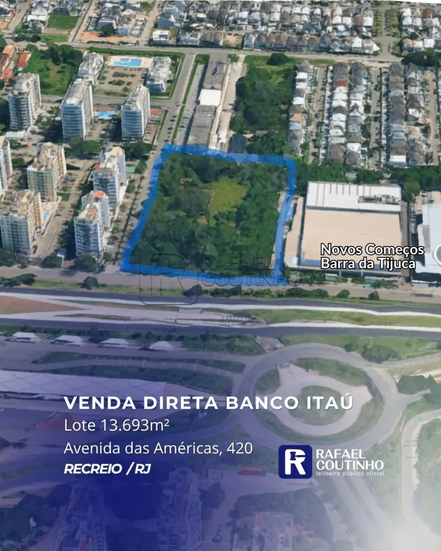 Terreno de 13.693m² na Av. das Américas, Rio de Janeiro