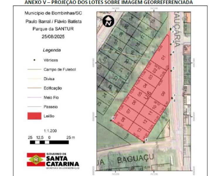 Terreno urbano 5.203m² em Bombinhas/SC -