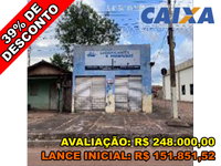 Comercial com 140m² privativos e terreno de 207m² em Açailândia/MA