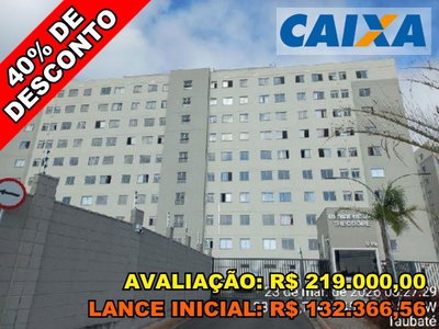 Apartamento com 2 Quartos e 1 Vaga de Garagem em Taubaté