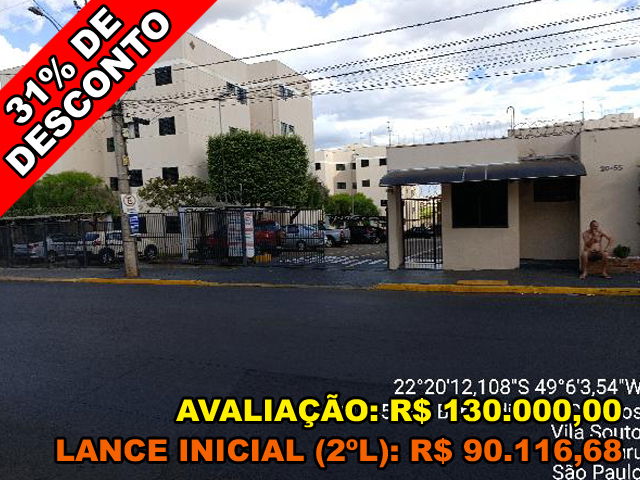 Apartamento 2 quartos, 1 vaga, 59.85m² área total