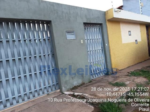 Casa em Corrente/PI - 3 Quartos, 70m², 1 Vaga