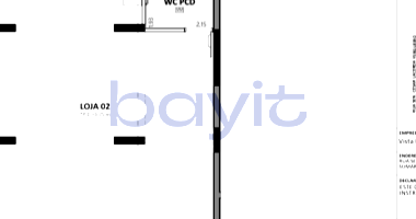 Loja Comercial com 73,66m² de Área Útil