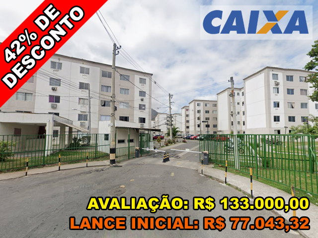 Apartamento 2 quartos, 77m², Nova Iguaçu/RJ