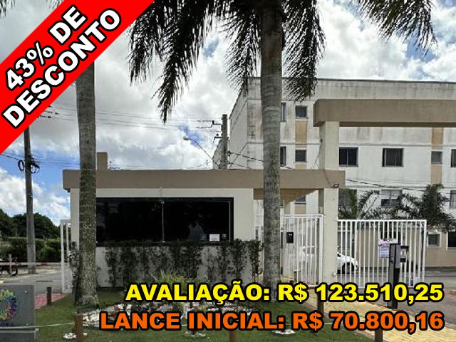 Apartamento 2 quartos, 1 banheiro, 1 vaga, 41m² privativos