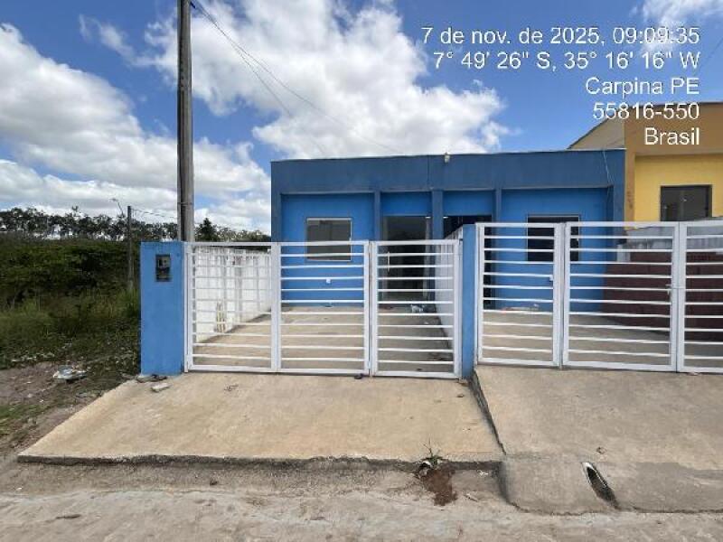 Casa com 2 quartos em Carpina/PE