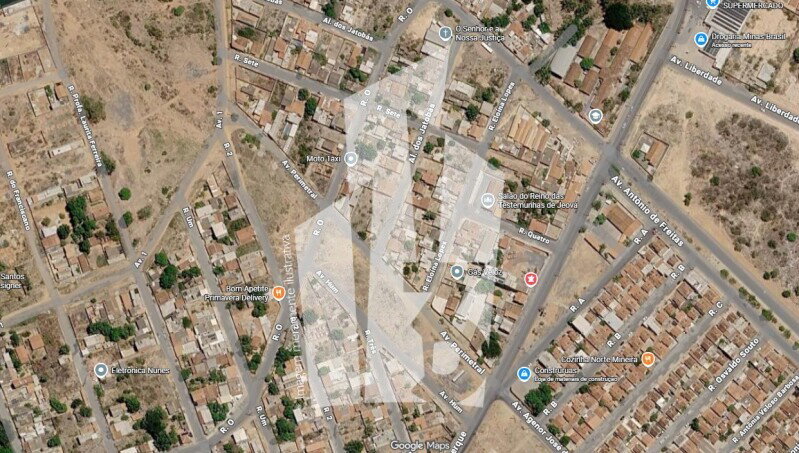 Lote residencial com 186,58m² em Montes Claros