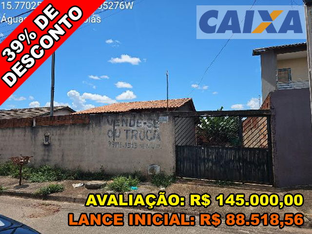 Casa com 2 quartos, varanda, área construída 68,82m², terreno 250m²
