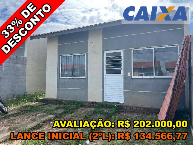 Casa com 2 Quartos e 125,6m² de Terreno - Raposa/MA