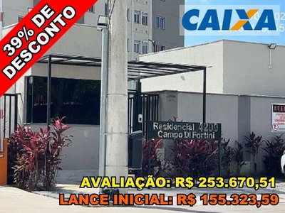 Apartamento 2 Quartos com 42,23 m² e 1 Banheiro