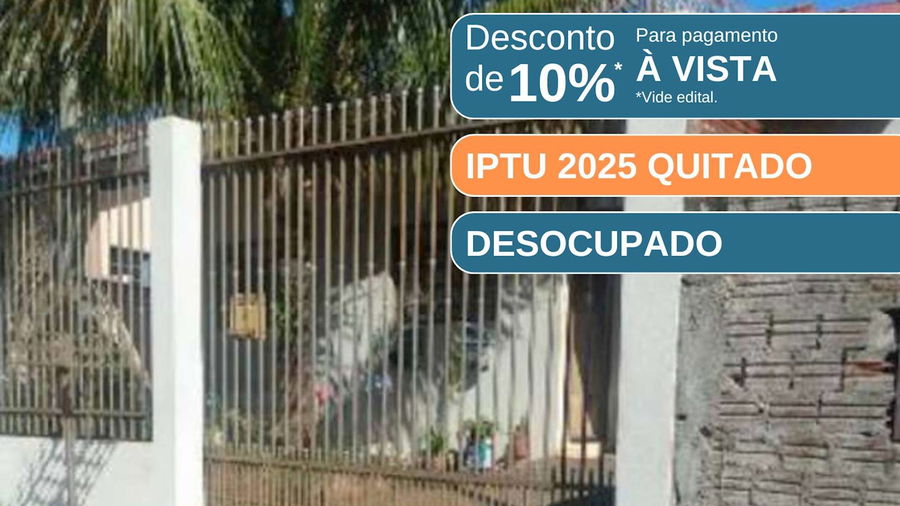 Casa em Arnaldo de Souza Miranda - Desocupada e Ampla