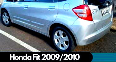 Honda Fit LX Flex 2009/2010 Prata - Leilão Judicial
