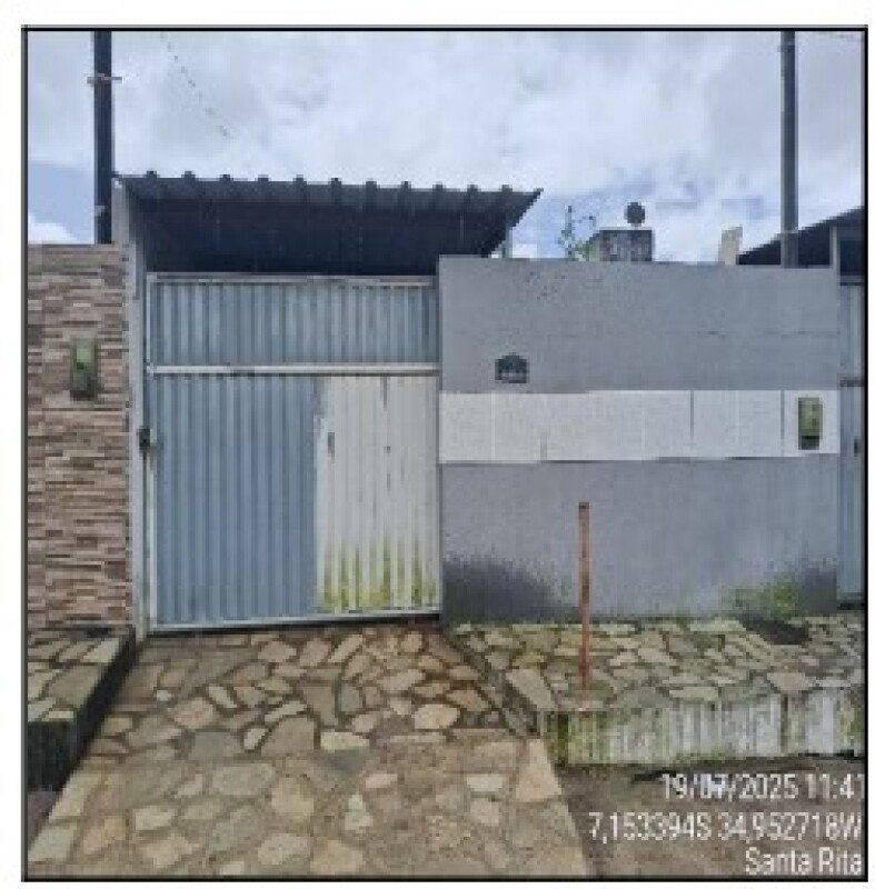 Casa em Santa Rita/PB com 2 Quartos e 2 Banheiros