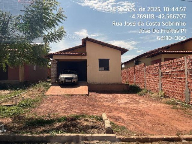 Casa com 2 quartos, 2 banheiros e 79,3m² em José de Freitas