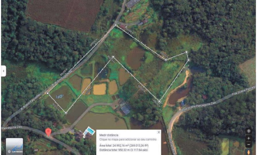 Terreno rural de 24.992,59 m² em São José dos Pinhais