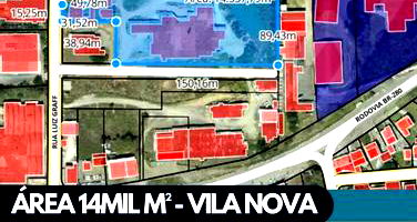 Terreno com 4 casas e galpão em Rio Negrinho/SC