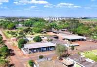 Galpão comercial de esquina com 600m² construídos em terreno de 800m²