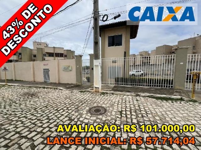 Apartamento 2 quartos em Mossoró/RN com 48,83m² de área privativa