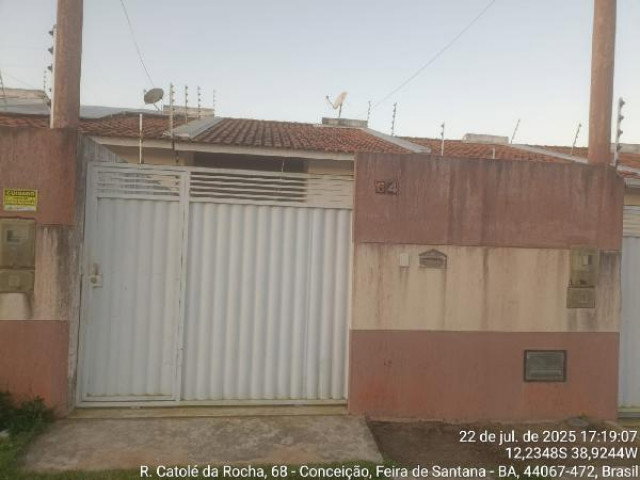 Casa com 2 quartos e terreno em Feira de Santana/BA