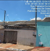 Casa com 2 quartos em Palmeiras de Goiás