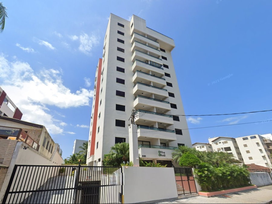 Apartamento com 2 Quartos, Piscina e Garagem em Guarujá/SP