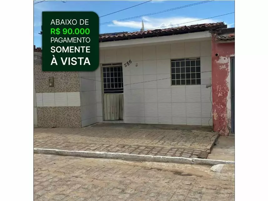 Casa em Leilão com 136m² Construída em Serra Talhada/PE