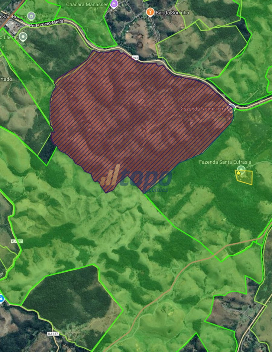 Fazenda Cachoeirinha com 265,12ha em Vassouras/RJ