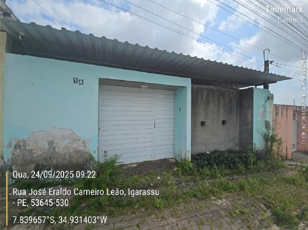 Casa em Igarassu com 2 quartos e 144m² de terreno