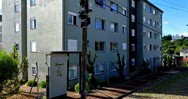 Apartamento 2 quartos, 1 banheiro, 1 vaga, 44,71m² privativos