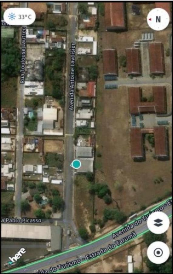 Terreno comercial de 600m² no Tarumã, Manaus