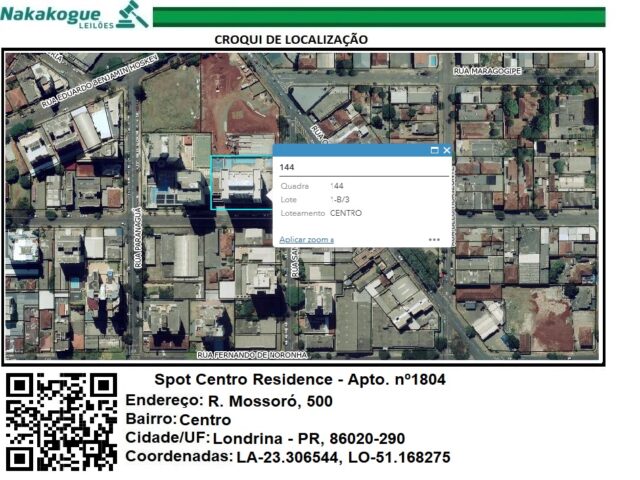 Apto 1804 - SPOT CENTRO RESIDENCE, 57,93m²