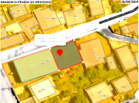 Galpão com terreno de 224,25m², desocupado, com construção não registrada