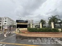 Apartamento com 1 quarto e varanda em Campo Grande