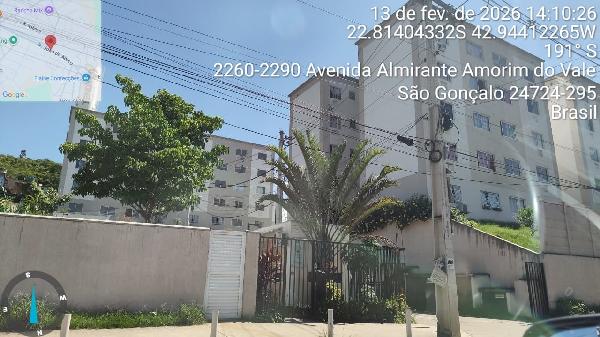 Apartamento com 2 quartos em São Gonçalo/RJ
