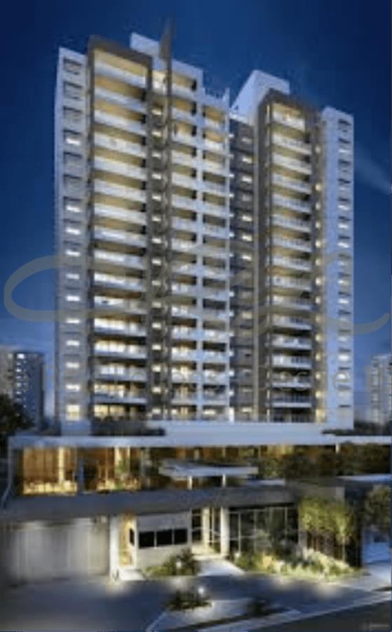 Apartamento em Moema com 1 quarto e 2 vagas de garagem