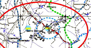 Terreno com 26.850m² e salão comercial com apartamento