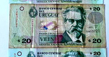 3 Cédulas Uruguaia de 20 Pesos - Oportunidade Única!