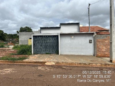 Casa com 2 Quartos e 2 Banheiros em Barra do Garças