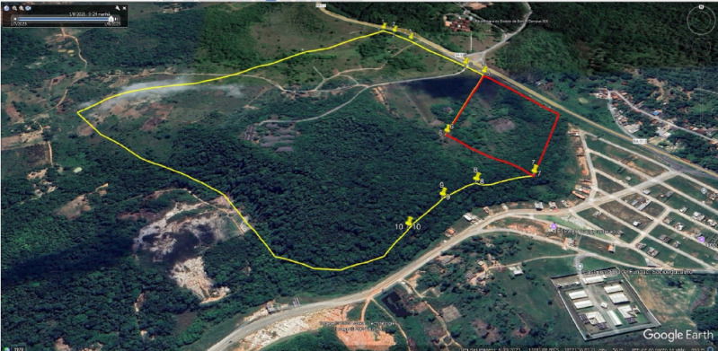 Terreno amplo de 450.000 m² com ótima localização e infraestrutura parcial