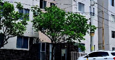 Apartamento 2 quartos, 43m², com área de serviço e WC