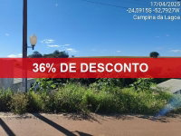 Terreno Amplo em Campina da Lagoa/PR com 36% de Desconto