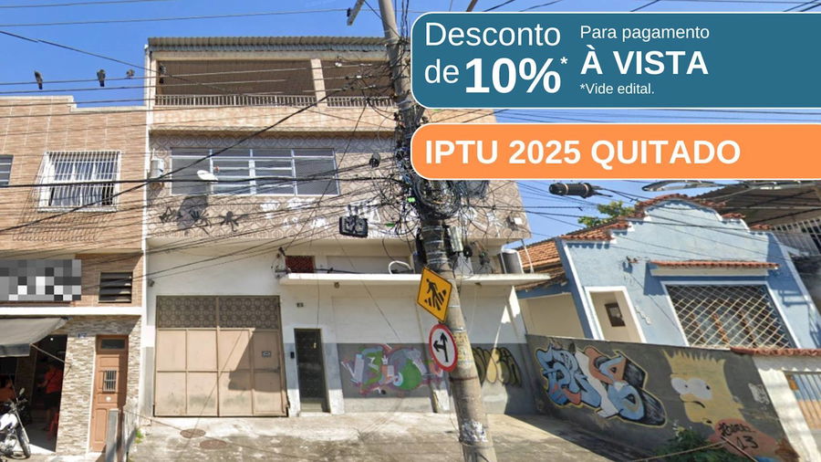 Loja com 275m² construída, terreno 303m², ocupada