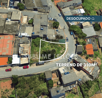 Terreno de 310m² | Sem benfeitorias em Embu das Artes