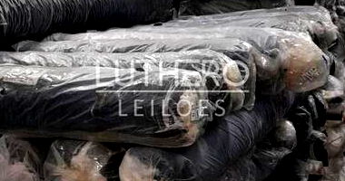 Lote com 194 rolos de tecidos modal de alta qualidade
