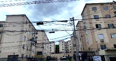 Apartamento com 2 quartos, sala, cozinha e WC, 40,54m²