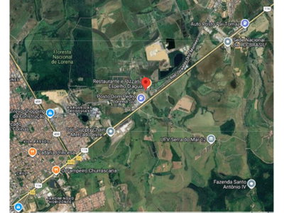 Chácara ocupada com 6.050 m² e benfeitorias