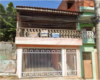 Casa com 1 quarto, sala, cozinha, varanda e garagem, 174m²