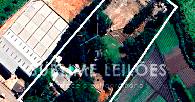 Terreno amplo com quadra, piscina e benfeitorias diversas